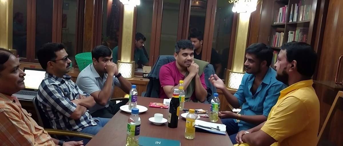 Pepper Passage Community Gathering Pepper Passage Indian Route community meetup in Bangalore with players discussing strategies and enjoying cultural performances